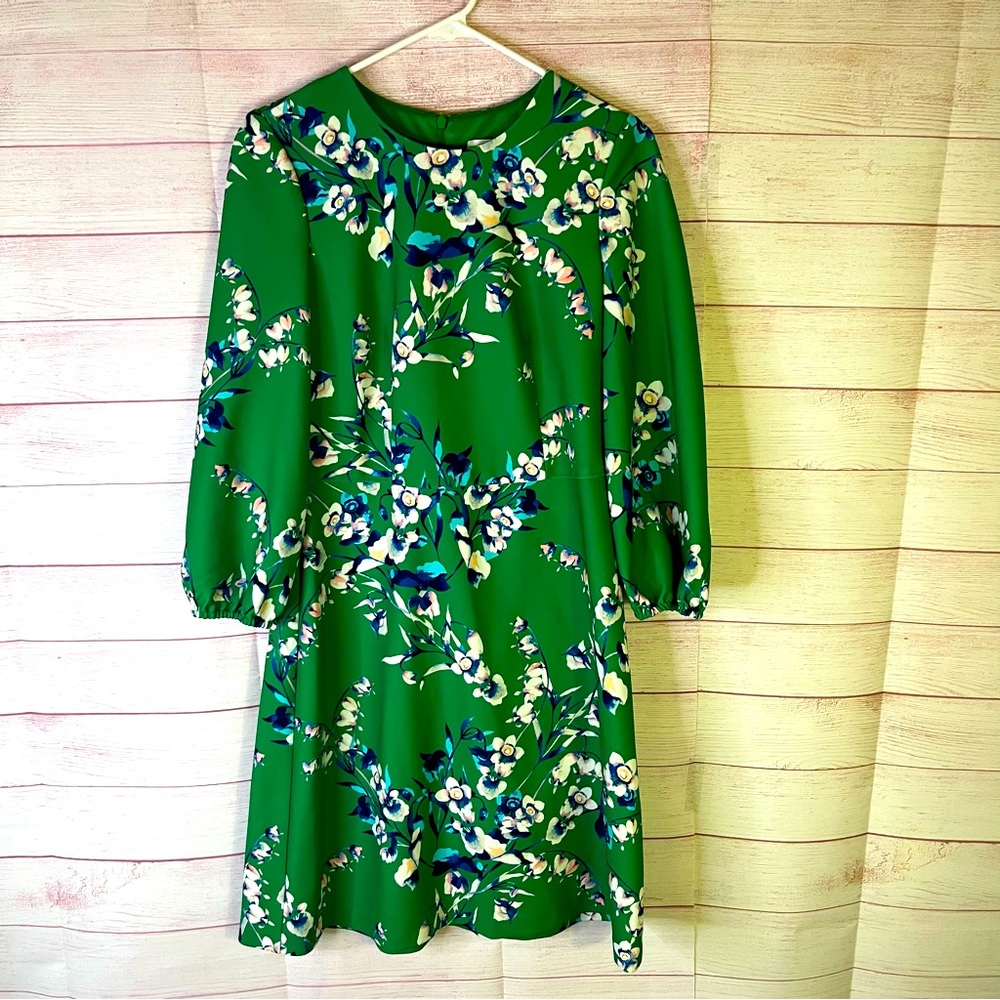 Eliza J‎ Green Floral Dress Size 8 - Picture 2 of 9